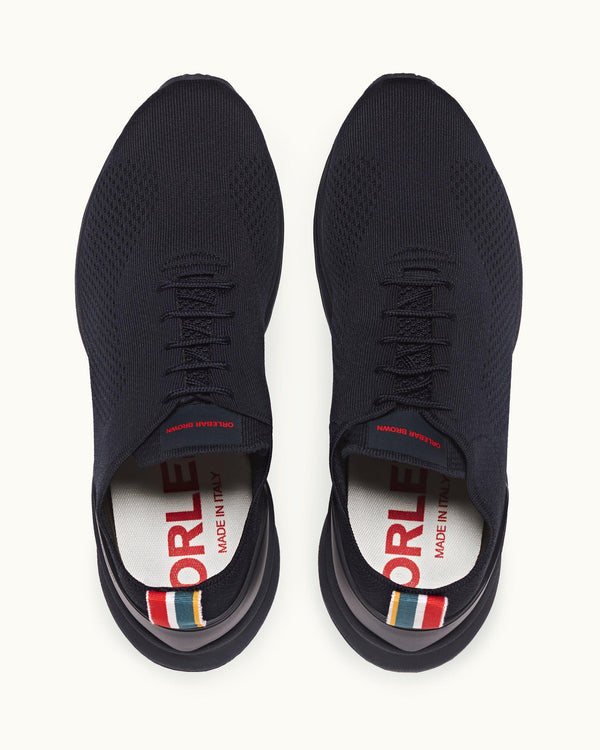Orlebar Brown Orlebar Brown | Night Iris Ergonomic Knitted Trainers – ORLEBAR BROWN