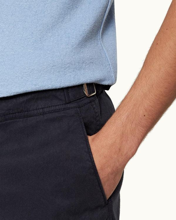 Orlebar Brown Orlebar Brown | Night Iris Mid-Length Garment Dye Shorts – ORLEBAR BROWN