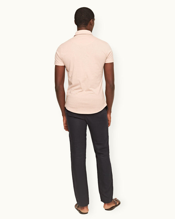 Orlebar Brown Orlebar Brown | Night Iris Tailored Fit Washed Linen Trousers – ORLEBAR BROWN