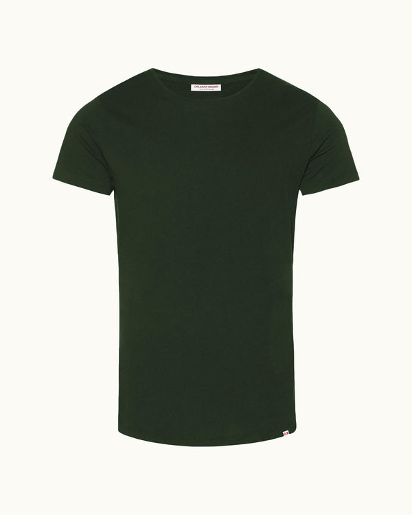 orlebar brown Orlebar Brown Ob-T Tailored Fit Crew Neck Cotton T-Shirt In Amazonian Green – ORLEBAR BROWN