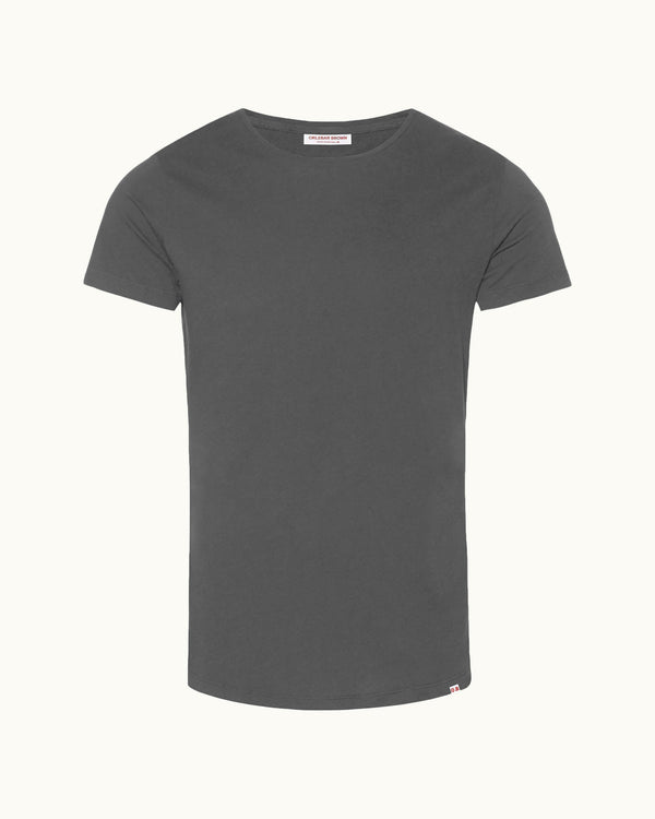 orlebar brown Orlebar Brown Ob-T Tailored Fit Crew Neck Cotton T-Shirt In Storm Grey – ORLEBAR BROWN