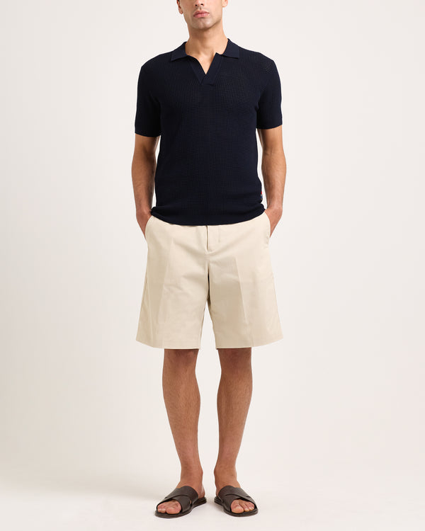 Orlebar Brown Orlebar Brown| Relaxed Fit Bermuda Shorts Woven In Italy In Chai – ORLEBAR BROWN