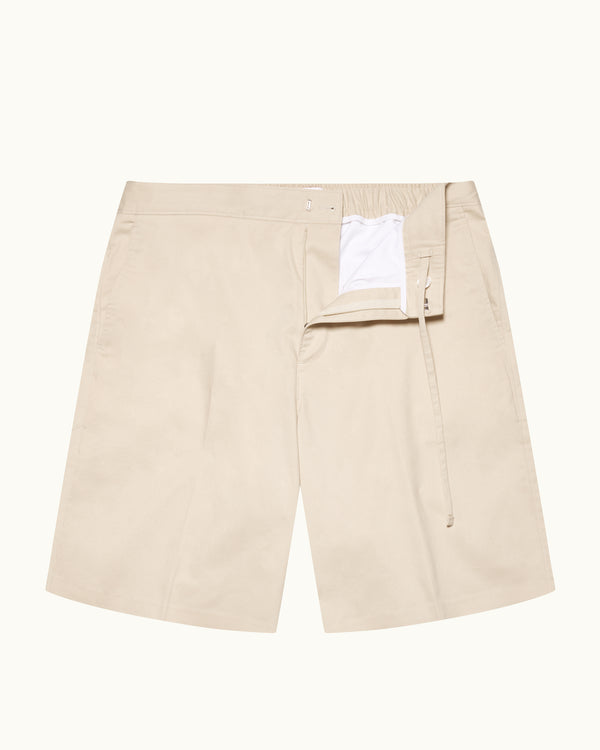 orlebar brown Orlebar Brown| Relaxed fit Bermuda Shorts Woven In Italy In Chai – ORLEBAR BROWN