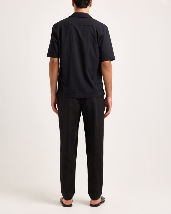 Orlebar Brown Orlebar Brown | Relaxed Fit Linen Trouser In Black – ORLEBAR BROWN