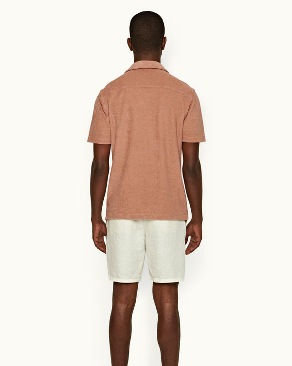 Orlebar Brown Orlebar Brown| Sandbar Tailored Fit Washed Linen Drawcord Shorts – ORLEBAR BROWN