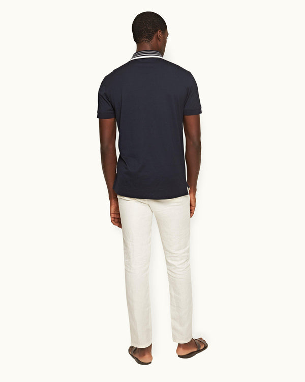 Orlebar Brown Orlebar Brown | Sandbar Tailored Fit Washed Linen Trousers – ORLEBAR BROWN