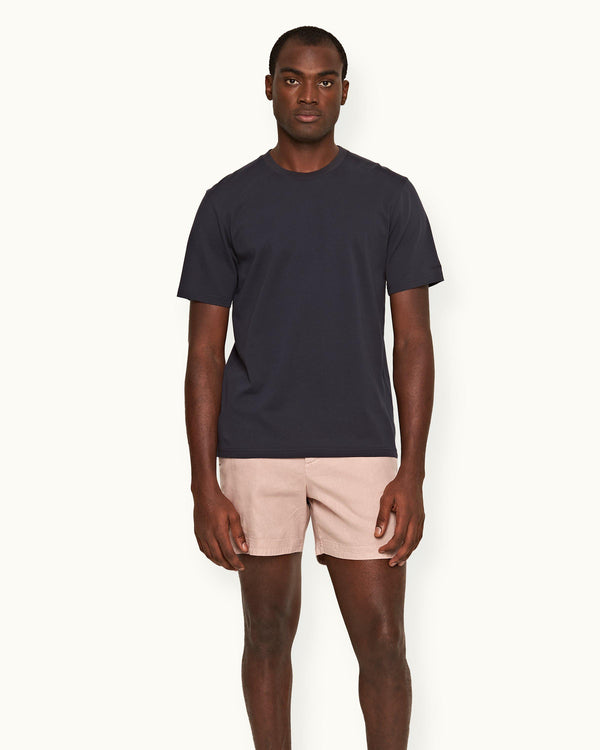 Orlebar Brown Orlebar Brown | Seashell Pink Mid-Length Garment Dye Shorts – ORLEBAR BROWN