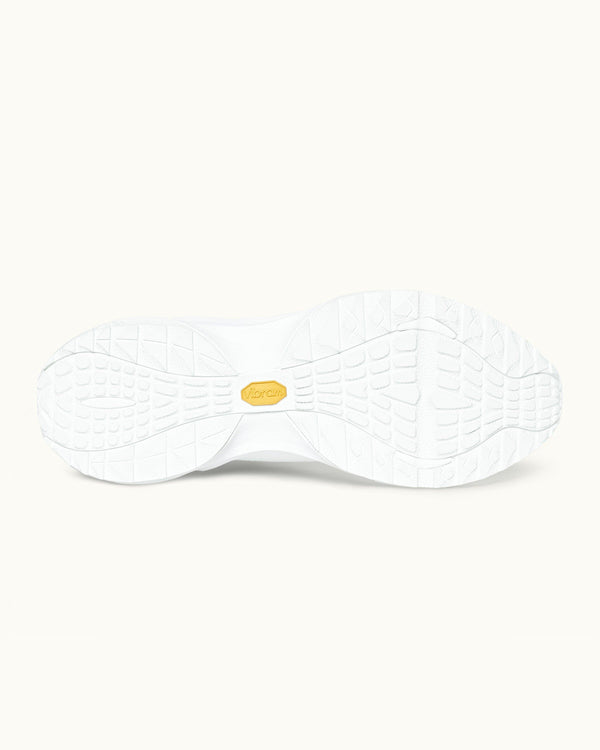 Orlebar Brown Orlebar Brown | White Ergonomic Knitted Trainers – ORLEBAR BROWN