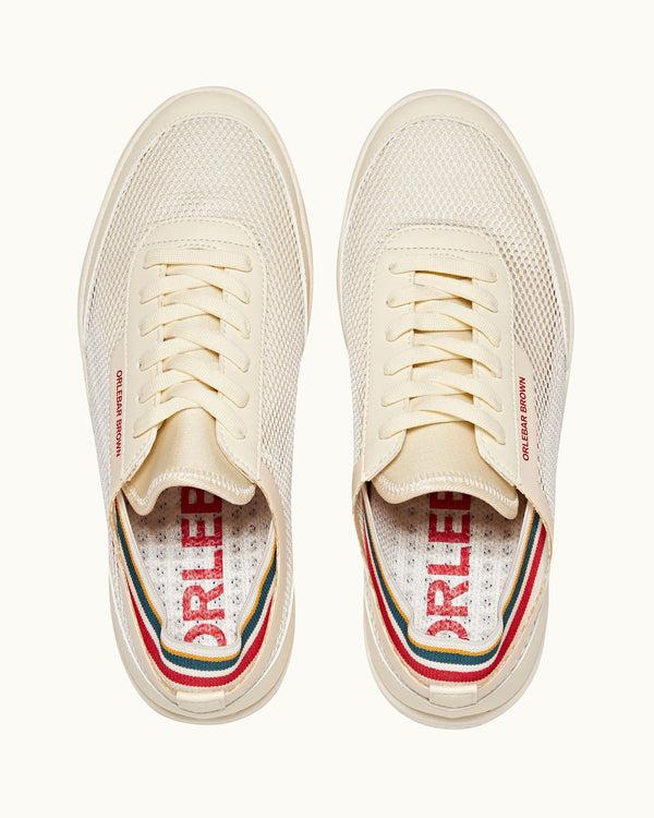 Orlebar Brown Orlebar Brown | White/Orange/Aquamarine O.B Stripe Shoe You Can Swim In – ORLEBAR BROWN