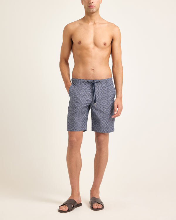 Orlebar Brown Printed Drawcord Swim Shorts | Blue Alchemy Look – ORLEBAR BROWN