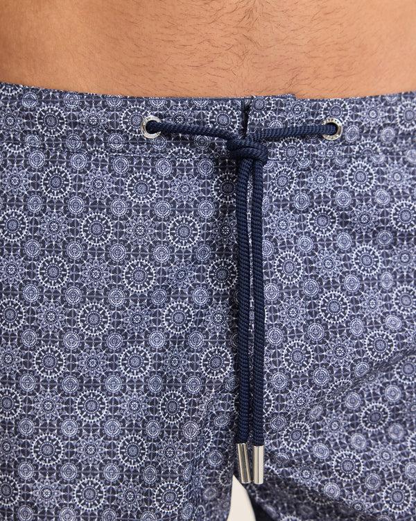 Orlebar Brown Printed Drawcord Swim Shorts | Blue Alchemy Look – ORLEBAR BROWN