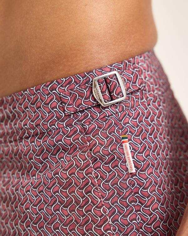 Orlebar Brown Purple Wave Swim Shorts | Eye-Catching Summer Fit – ORLEBAR BROWN
