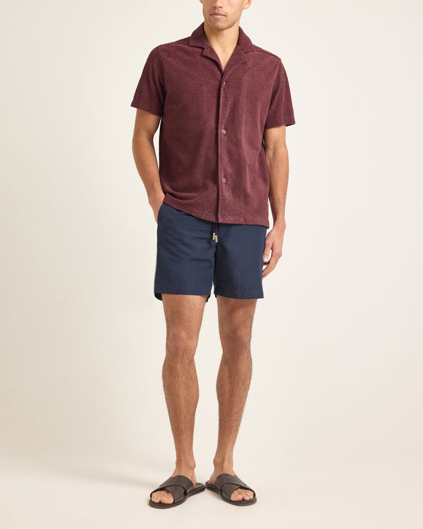 Orlebar Brown Red Casual Shirt | Relaxed Warm-Weather Style – ORLEBAR BROWN