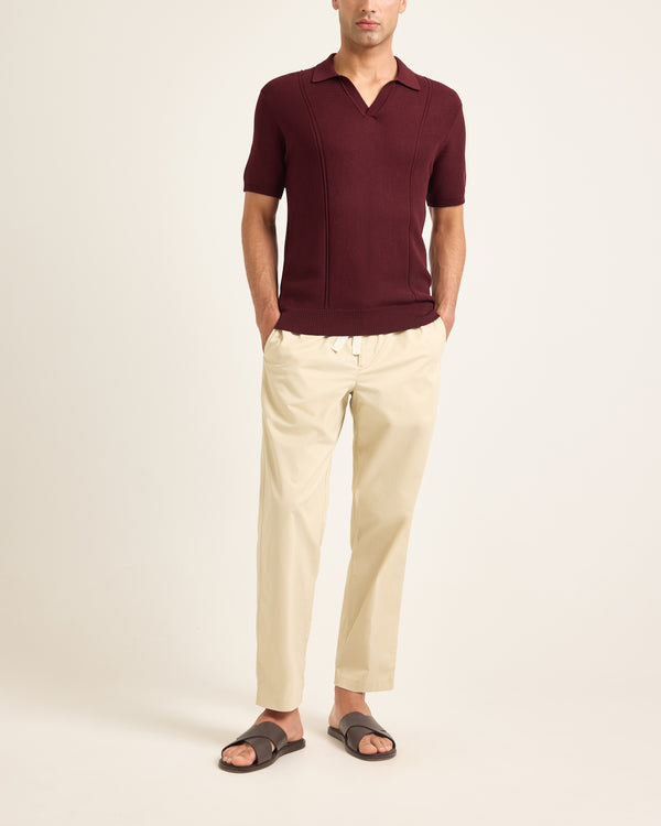 Orlebar Brown Red Pique Polo Shirt | Elegant Everyday Polo For Men – ORLEBAR BROWN