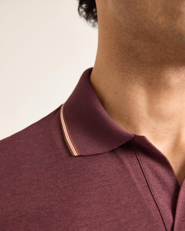 Orlebar Brown Red Stripe Polo Shirt | Vibrant Smart Casual – ORLEBAR BROWN