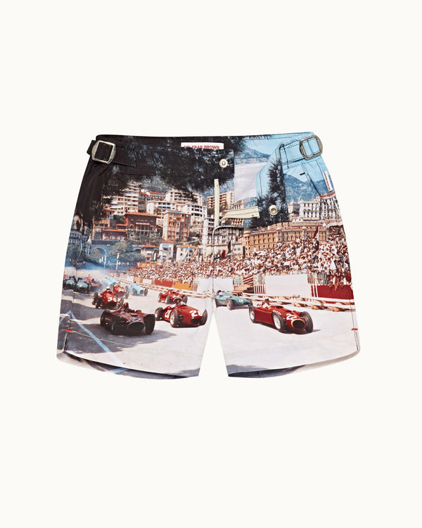 orlebar brown Russell - Start Your Engines Kids Classic Swim Shorts | Orlebar Brown – ORLEBAR BROWN