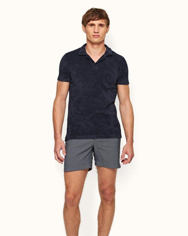 Orlebar Brown Terry - Navy Towelling Resort Polo | Orlebar Brown – ORLEBAR BROWN