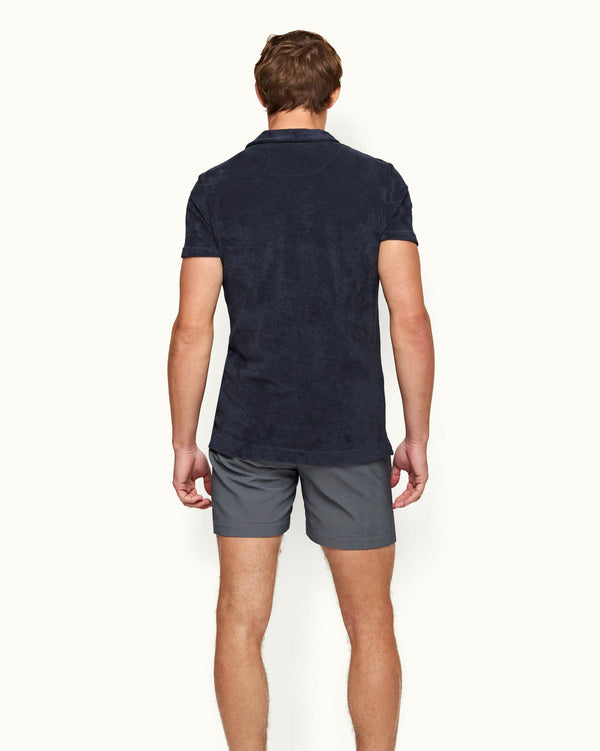 Orlebar Brown Terry - Navy Towelling Resort Polo | Orlebar Brown – ORLEBAR BROWN