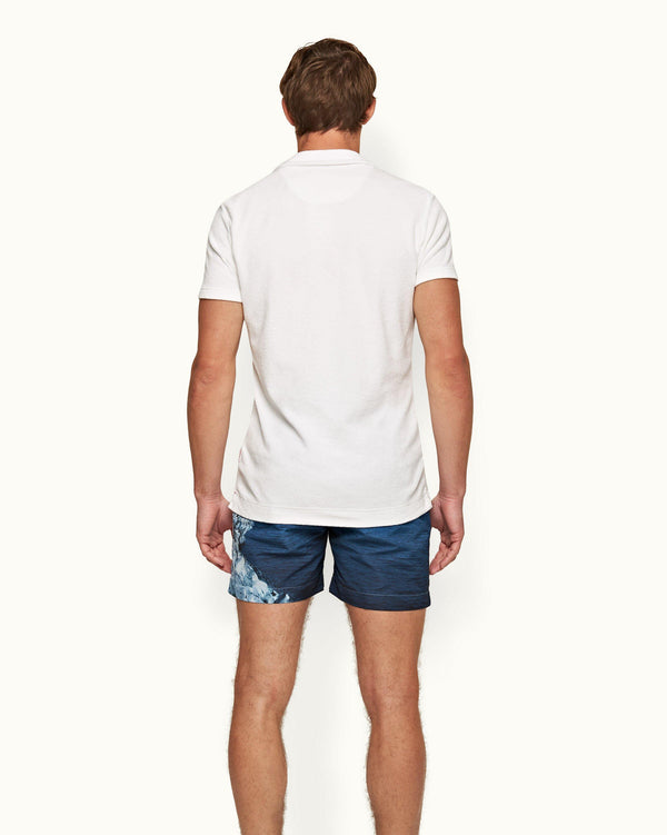 Orlebar Brown Terry - White Towelling Resort Polo | Orlebar Brown – ORLEBAR BROWN
