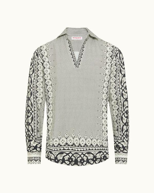 orlebar brown White Linen Shirt | Light Summer Resort Shirt – ORLEBAR BROWN