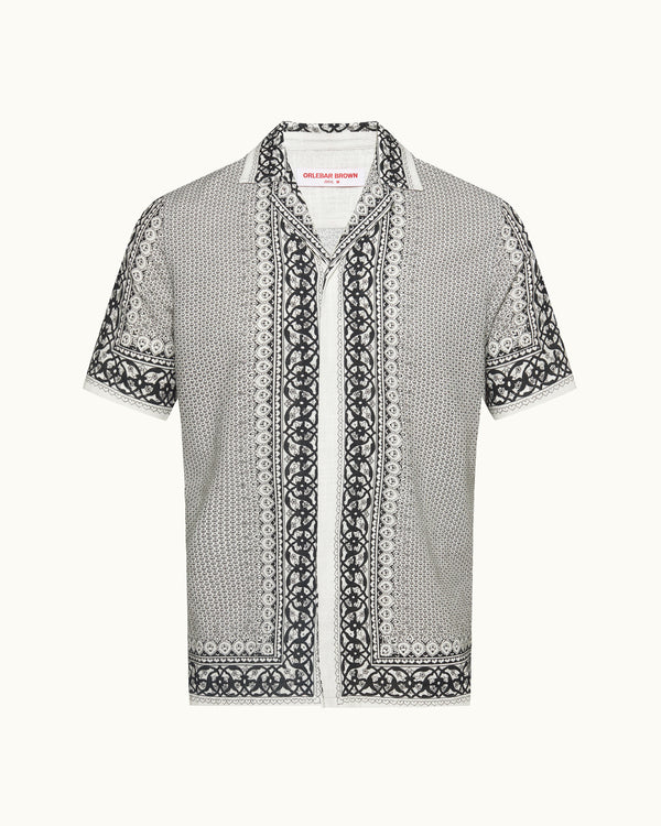 orlebar brown White Linen Shirt | Light Summer Resort Shirt – ORLEBAR BROWN