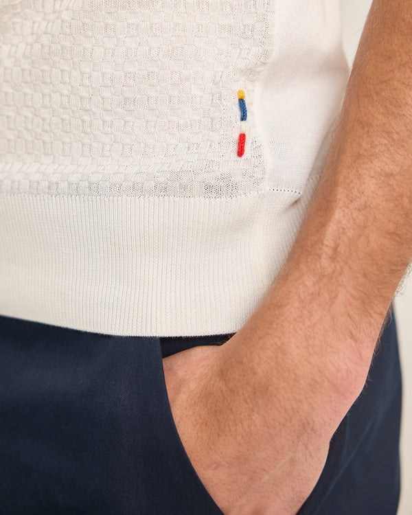 Orlebar Brown White Polo Shirt | Soft Silk-Cotton Summer Staple – ORLEBAR BROWN