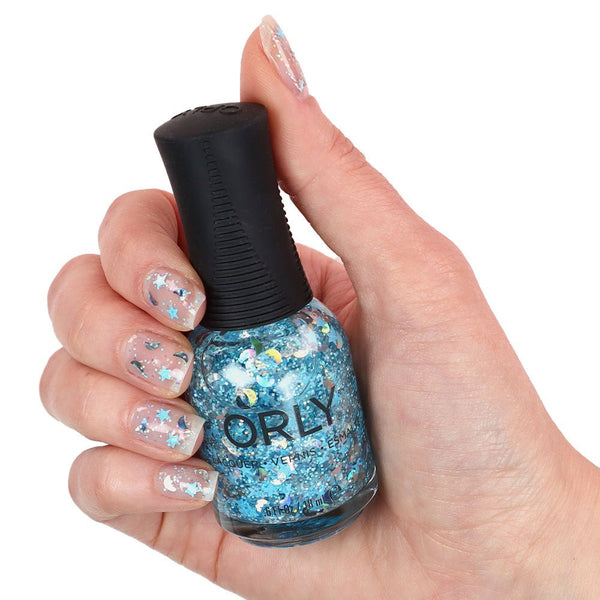 Orly Among The Stars - Star & Moon Glitter Nail Polish Topper - ORLY