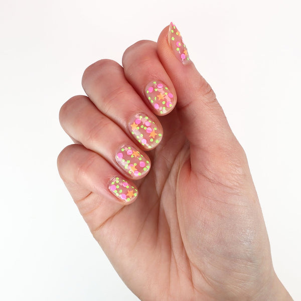 Orly Bikini Bottoms - Star Glitter Neon Nail Polish Topper - ORLY