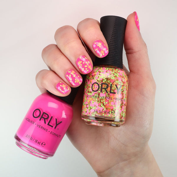 Orly Bikini Bottoms - Star Glitter Neon Nail Polish Topper - ORLY