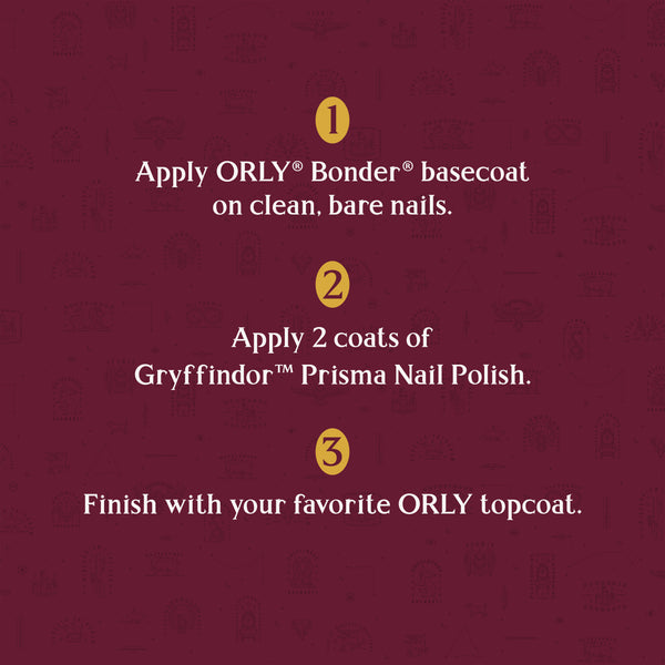Orly Harry Potter™ Gryffindor™ Prisma Nail Polish – ORLY