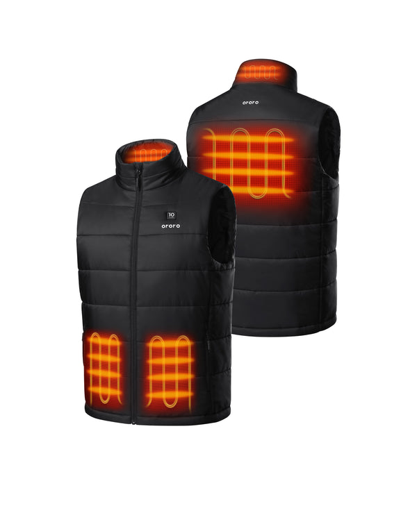 Ororo 10 Year Anniversary Limited Edition Men's 4-Zone Classic Heated Vest | Ororo