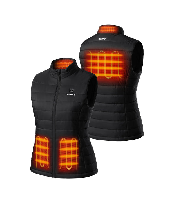 Ororo 10 Year Anniversary Limited Edition Women's 4-Zone Classic Heated Vest | Ororo