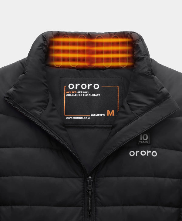 Ororo 10 Year Anniversary Limited Edition Women's 4-Zone Classic Heated Vest | Ororo
