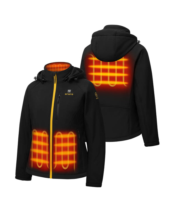Ororo 10th Anniversary Limited Edition Women's 4-Zone Classic Heated Jacket | Ororo