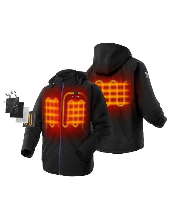 Ororo Bundle Deal - Men's Heated Jacket & Extra Mini 5K Battery | Ororo®