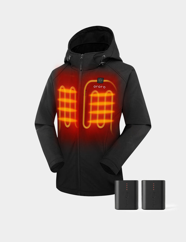 ororo Bundle Deal - Women's Heated Jacket & Extra Mini 5K Battery | ororo®