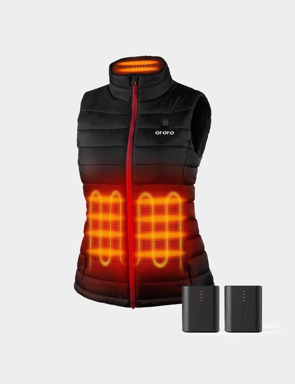 ororo Bundle Deal - Women's Heated Vest & Extra Mini 5K Battery | ororo®