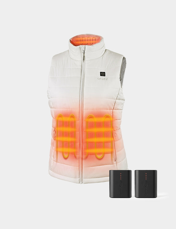 ororo Bundle Deal - Women's Heated Vest & Extra Mini 5K Battery | ororo®
