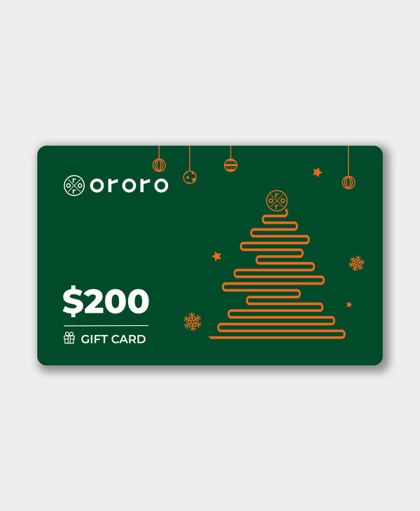 Ororo Christmas Gift Card - $100/$200 | Perfect Holiday Gift | Ororo®