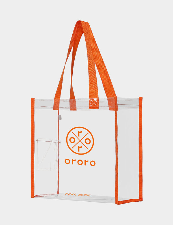 Ororo Clear Reusable Bag | Durable & Stylish PVC Design | Ororo®
