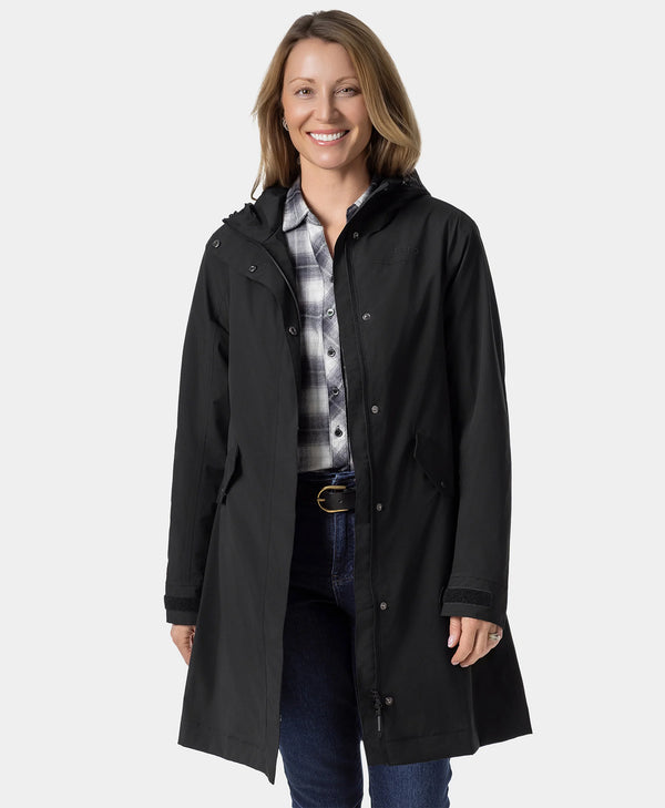 Ororo Four-Zone Heated Rain Trench | Women’s Jacket | Ororo®
