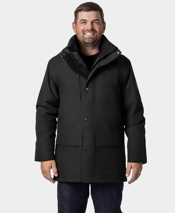 ororo Gstaad Men's 4-Zone Heated Parka Jacket | ororo