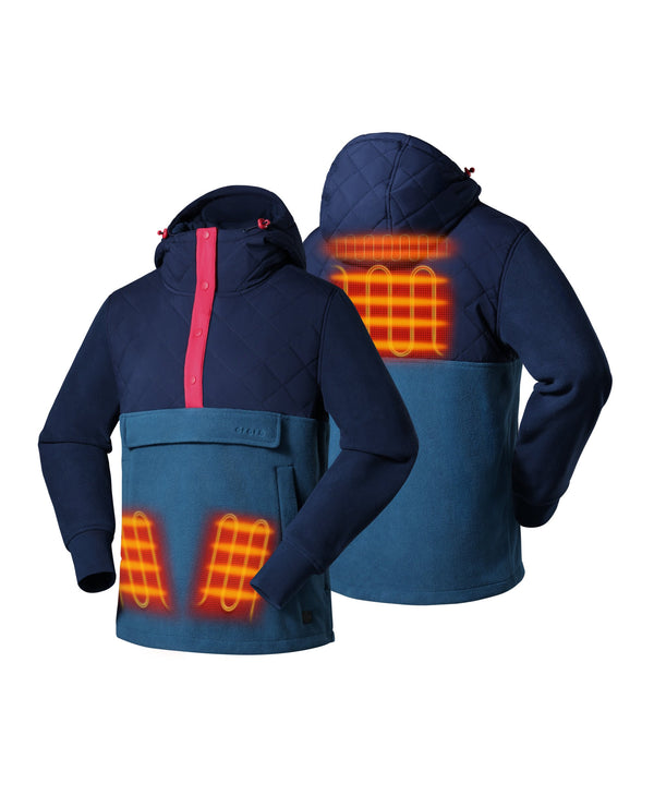Ororo Heated Anorak With Rechargable Battery | Women's Hoodie | Ororo®