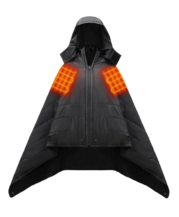 Ororo Heated Dual Control Poncho Blanket | Cozy & Portable | Ororo®