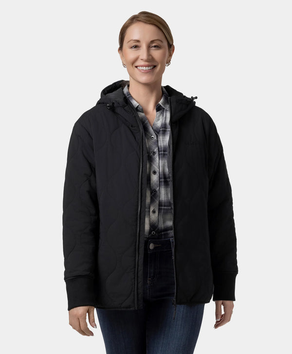 ororo Heated Quilted Hoodie Jacket | Women's Jacket | ororo®