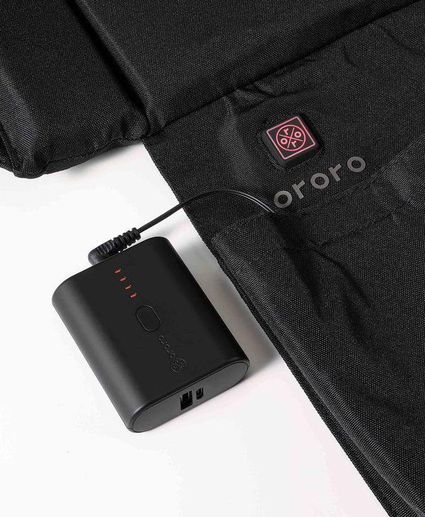 Ororo Heated Stadium Seat - Black | Dual Heating Zones | Ororo®
