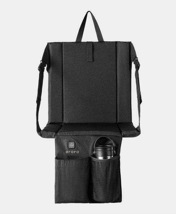 ororo Heated Stadium Seat - Black | Dual Heating Zones | ororo®