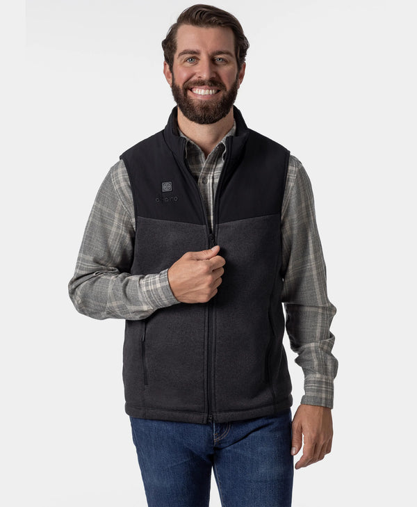 ororo Heated Sweater Fleece Vest | Men's Vest | ororo®