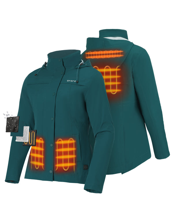 Ororo Heated Waterproof Sports Jacket | Women's Jacket | Ororo®