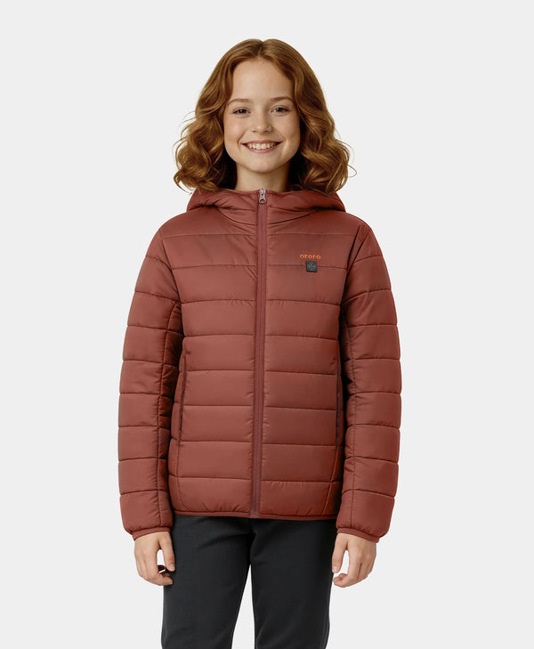ororo Kids' 4-Zone Heated Lightweight Puffer Jacket| ororo